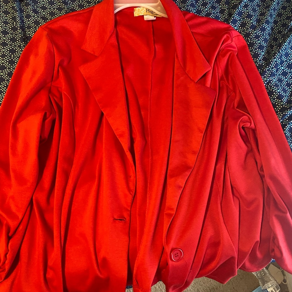 Womens Red Blazer